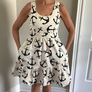 J.crew anchor dress- size 0